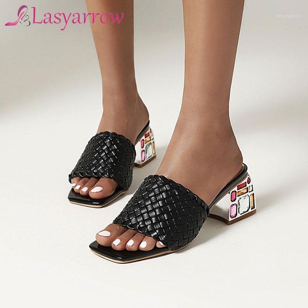 sandals lasyarrow 2021 arrive women crystal high heel casual party shoes fashion summer ladies big size 481, Black
sandals lasyarrow 2021 arrive women crystal high heel casual party shoes fashion summer ladies big size 481, Black