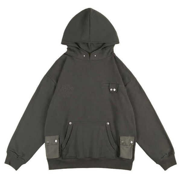 men's hoodies autumn and winter 2021 new personalized fashion brand far embroidered men's loose terry sweater button hooded jacket, Black
men's hoodies autumn and winter 2021 new personalized fashion brand far embroidered men's loose terry sweater button hooded jacket, Black