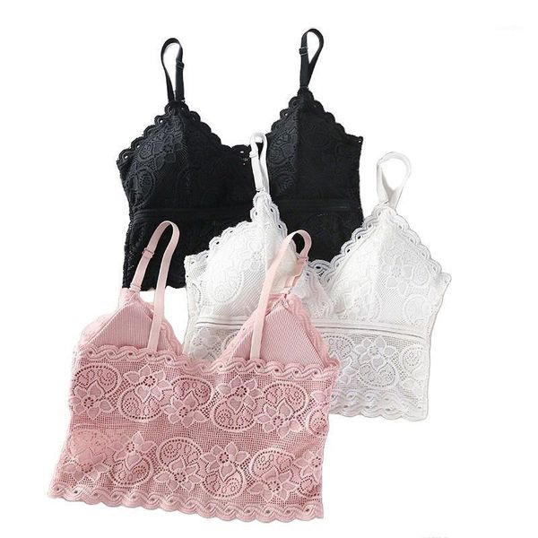 women wireless bra padded bralette deep v lace bras summer crop embroidery floral tank fashion1, Black;white
women wireless bra padded bralette deep v lace bras summer crop embroidery floral tank fashion1, Black;white
