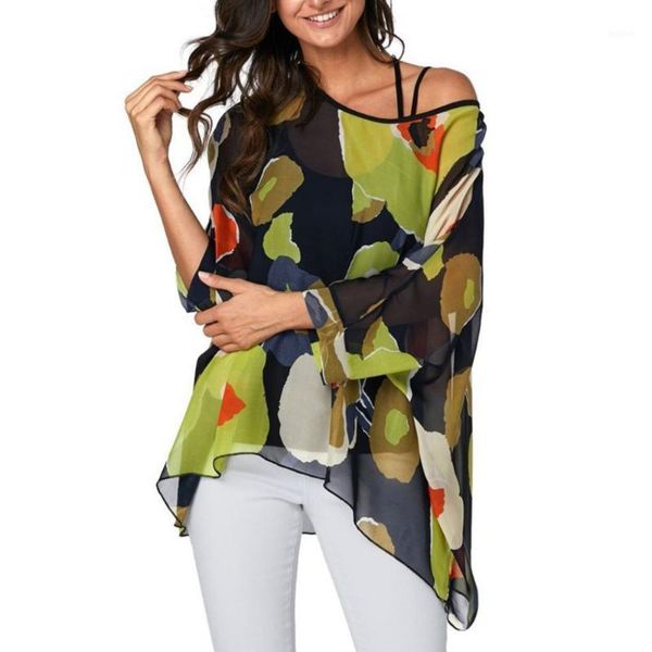 2019 summer women's sun protection clothing large size long green print round neck protection shirt shirt loose 40#1, White
2019 summer women's sun protection clothing large size long green print round neck protection shirt shirt loose 40#1, White