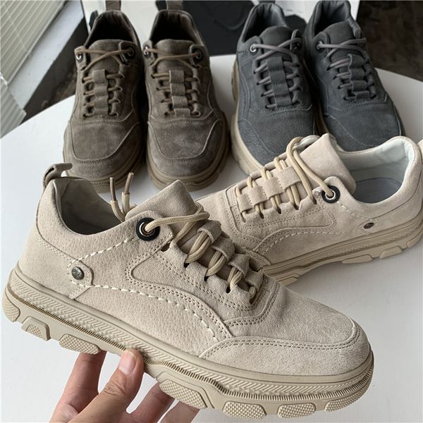 work clothes first layer pig leather upper frosted texture early autumn casual fashion sports shoes man
work clothes first layer pig leather upper frosted texture early autumn casual fashion sports shoes man