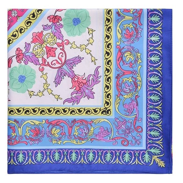 pobing 130cm*130cm silk scarf women large shawls stoles sky garden print square scarves echarpes foulards femme wrap bandanas y201007, Blue;gray
pobing 130cm*130cm silk scarf women large shawls stoles sky garden print square scarves echarpes foulards femme wrap bandanas y201007, Blue;gray