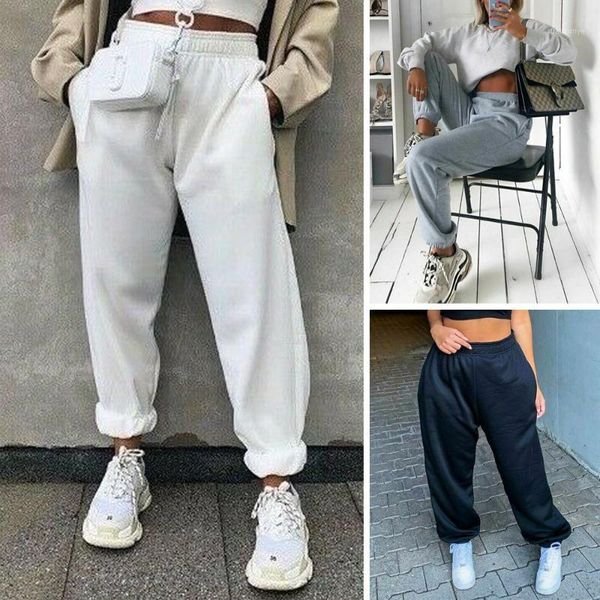women casual sport pants solid running jogger pants female solid tracksuit elastic waist ladies sweatpants baggy trousers1, Black;white
women casual sport pants solid running jogger pants female solid tracksuit elastic waist ladies sweatpants baggy trousers1, Black;white