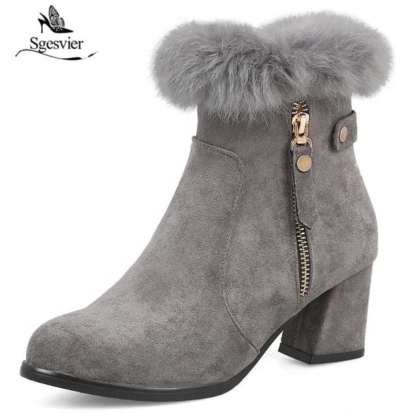 sgesvier winter black fashion women boots round toe zipper square heel flock ladies boots fur ankle plus size 33-45 b745
sgesvier winter black fashion women boots round toe zipper square heel flock ladies boots fur ankle plus size 33-45 b745