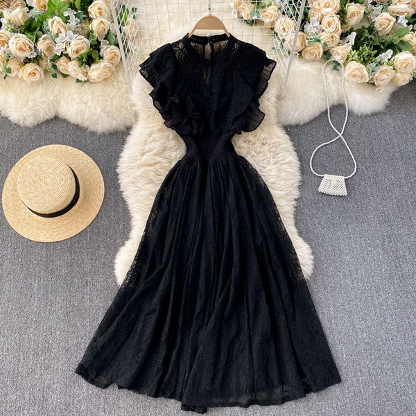 2021 new singiny dressed female lace shreds will see solid neck line dress thin elastic zc5x, Black;gray
2021 new singiny dressed female lace shreds will see solid neck line dress thin elastic zc5x, Black;gray