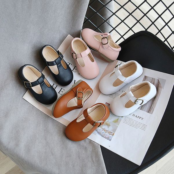 children infant toddler baby white brown leather for little girls england princess single shoes new kids casual 2020, Black;red
children infant toddler baby white brown leather for little girls england princess single shoes new kids casual 2020, Black;red