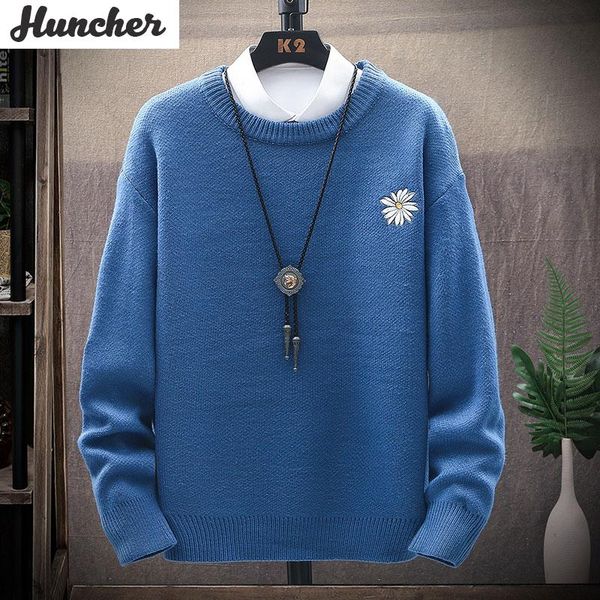 huncher mens pullover sweater men 2020 korean vintage style jumper fashion casual oversized striped knitted blue sweater for men, White;black
huncher mens pullover sweater men 2020 korean vintage style jumper fashion casual oversized striped knitted blue sweater for men, White;black
