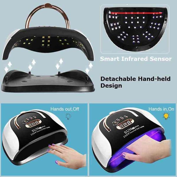 nail dryers lamp for drying 256w led dryer s 57 leds uv manicure pedicure professional salon 220225
nail dryers lamp for drying 256w led dryer s 57 leds uv manicure pedicure professional salon 220225