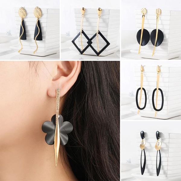 dangle & chandelier wybu fashion statement earrings stainless steel geometric drop for women metal hanging female jewelry, Silver
dangle & chandelier wybu fashion statement earrings stainless steel geometric drop for women metal hanging female jewelry, Silver