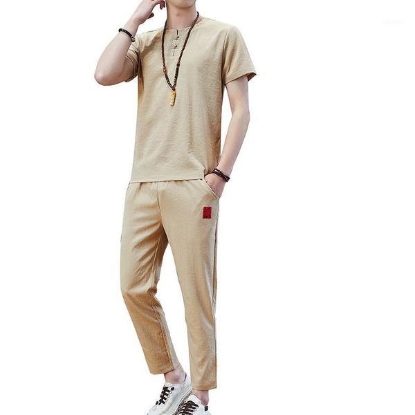 men fashion sets summer suit fitness suit streeetwear short-sleeved tracksuit men o-neck solid blouse+ ankle pants two-piece1, Gray
men fashion sets summer suit fitness suit streeetwear short-sleeved tracksuit men o-neck solid blouse+ ankle pants two-piece1, Gray