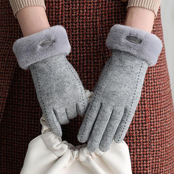 female touch screen cycling knitted embroidery mittens thick letter sport winter glove driving women cashmere soft warm sparsil bbymzn, Black
female touch screen cycling knitted embroidery mittens thick letter sport winter glove driving women cashmere soft warm sparsil bbymzn, Black
