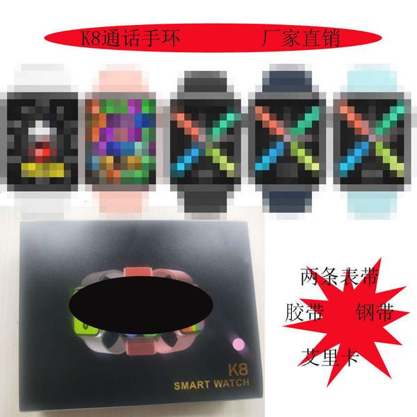 k8 smart bracelet multi sport watch sleep monitoring call sms phone wechat body temperat
k8 smart bracelet multi sport watch sleep monitoring call sms phone wechat body temperat