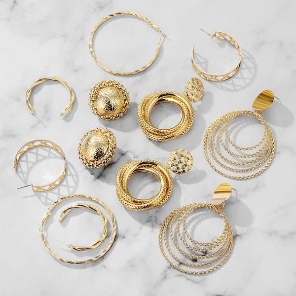 en 2021 new minimalist gold metal large circle geometric round big hoop earrings for women girl wedding party jewelry, Golden;silver
en 2021 new minimalist gold metal large circle geometric round big hoop earrings for women girl wedding party jewelry, Golden;silver