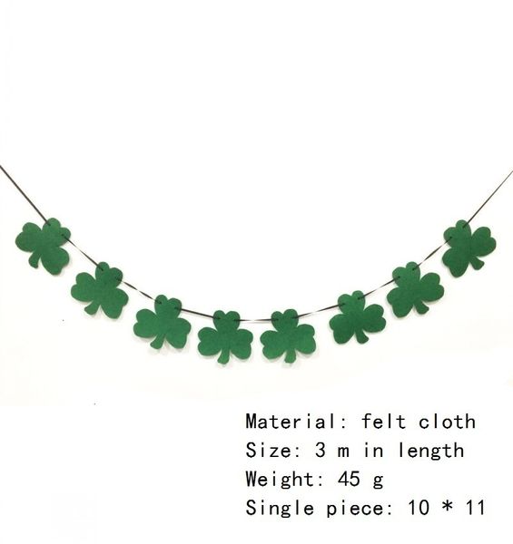 st. patrick day green banner ireland shamrocks four leaf clover carnival party decoration parade flag garland new design 2 nw6o5
st. patrick day green banner ireland shamrocks four leaf clover carnival party decoration parade flag garland new design 2 nw6o5