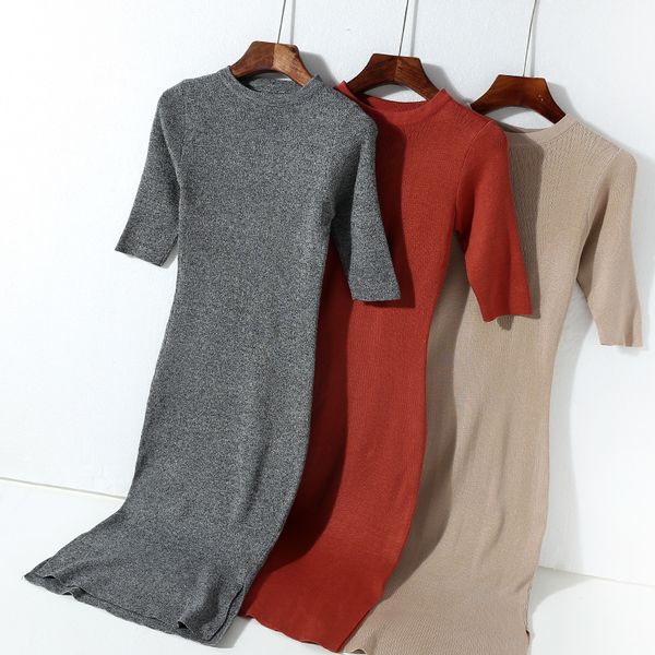 2018 new summer fashion sheath knitted dresses women slim work wear bodycon dress all-match o-neck pencil vestidos famale mw490 y200418, Black;pink
2018 new summer fashion sheath knitted dresses women slim work wear bodycon dress all-match o-neck pencil vestidos famale mw490 y200418, Black;pink