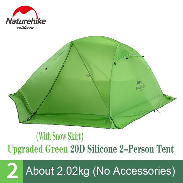 naturehike star river tent 2 person ultralight 20d / 210t двухслойный непромокаемые палатки кемпинга открытый путешествие туризм с mat
naturehike star river tent 2 person ultralight 20d / 210t двухслойный непромокаемые палатки кемпинга открытый путешествие туризм с mat