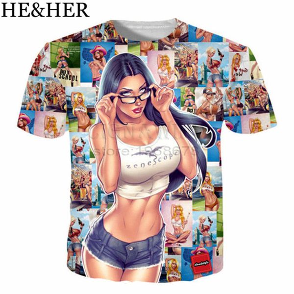 beauty tera patrick printing 3d print shirts hippie anime graphic men clothing