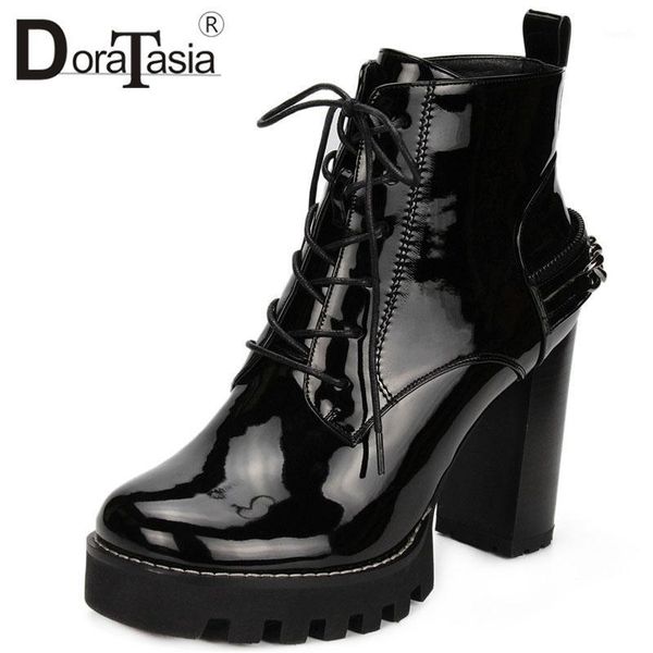 boots doratasia 2021 fashion dropship large size 35-41 chunky high heels ankle woman shoes platform female1, Black
boots doratasia 2021 fashion dropship large size 35-41 chunky high heels ankle woman shoes platform female1, Black