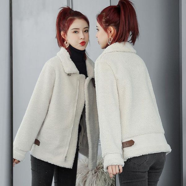 winter jacket women 2021 new solid faux lamb fur coat warm thick fashion plush ladies coat women faux fur jacket teddy, Black
winter jacket women 2021 new solid faux lamb fur coat warm thick fashion plush ladies coat women faux fur jacket teddy, Black
