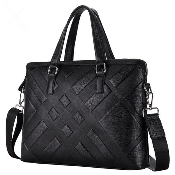 new design men's genuine leather briefcase satchel bags for men business fashion soft cowhide shoulder lapbag
new design men's genuine leather briefcase satchel bags for men business fashion soft cowhide shoulder lapbag