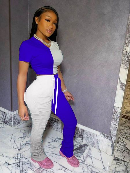 women tracksuit 2 two piece outfits sets letter t shirts contrast color pleated flare pants sportswear clothes jogging femme clothing 00, Gray
women tracksuit 2 two piece outfits sets letter t shirts contrast color pleated flare pants sportswear clothes jogging femme clothing 00, Gray