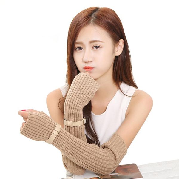 five fingers gloves women long knitted fingerless elbow mittens 2021 keep warm spring winter woolen, Blue;gray
five fingers gloves women long knitted fingerless elbow mittens 2021 keep warm spring winter woolen, Blue;gray