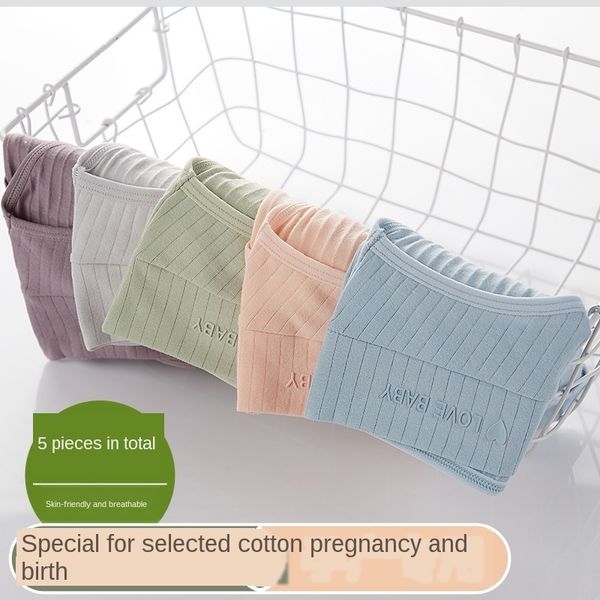 5 pcs pregnant women panties underwear cotton pregnant low waist antibacterial abdomen supporting maternal pregnancy clothes lj201120, White
5 pcs pregnant women panties underwear cotton pregnant low waist antibacterial abdomen supporting maternal pregnancy clothes lj201120, White
