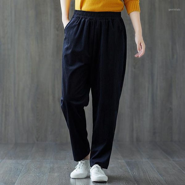 women's pants & capris women casual loose fit elastic solid bottoms plus size retro warm trousers1, Black;white
women's pants & capris women casual loose fit elastic solid bottoms plus size retro warm trousers1, Black;white