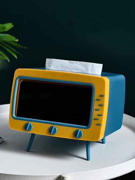 creative tv tissue box multifunction receiving box phone holder living room bedroom large capacity napkin storage
creative tv tissue box multifunction receiving box phone holder living room bedroom large capacity napkin storage