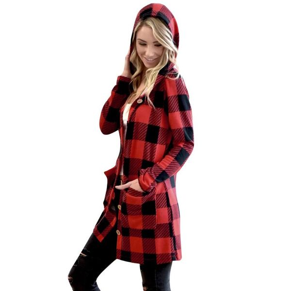 fashion womens v-neck long sleeves plaid print cardigan blouse easy hooded autumn winter portability warm dropshipping masc, Black;brown
fashion womens v-neck long sleeves plaid print cardigan blouse easy hooded autumn winter portability warm dropshipping masc, Black;brown