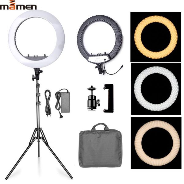 mamen 18 inch ring light 45cm led pgraphy studio p fill light lamp video for youtube live makeup with carry bag tripod
mamen 18 inch ring light 45cm led pgraphy studio p fill light lamp video for youtube live makeup with carry bag tripod
