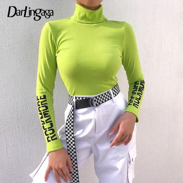 darlingaga fashion turtleneck neon women t shirt autumn long sleeve bodycon crop tees letter printed tshirt basic shirt, White
darlingaga fashion turtleneck neon women t shirt autumn long sleeve bodycon crop tees letter printed tshirt basic shirt, White
