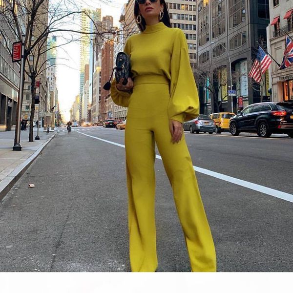 women spring fashion elegant office lady workwear casual long jumpsuits high neck lantern sleeve wide leg overalls t5190614, Black;white
women spring fashion elegant office lady workwear casual long jumpsuits high neck lantern sleeve wide leg overalls t5190614, Black;white