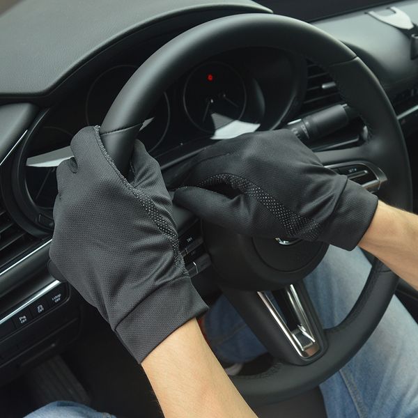 women driving autumn summer sunscreen thin spandex cotton decent nonslip gloves new style mittens, Blue;gray
women driving autumn summer sunscreen thin spandex cotton decent nonslip gloves new style mittens, Blue;gray