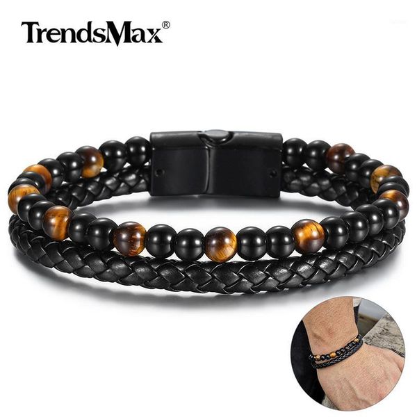 double layered beaded bracelet yellow tiger eye glass bead black leather bangle magnetic for him male jewelry gift dlb1941
double layered beaded bracelet yellow tiger eye glass bead black leather bangle magnetic for him male jewelry gift dlb1941