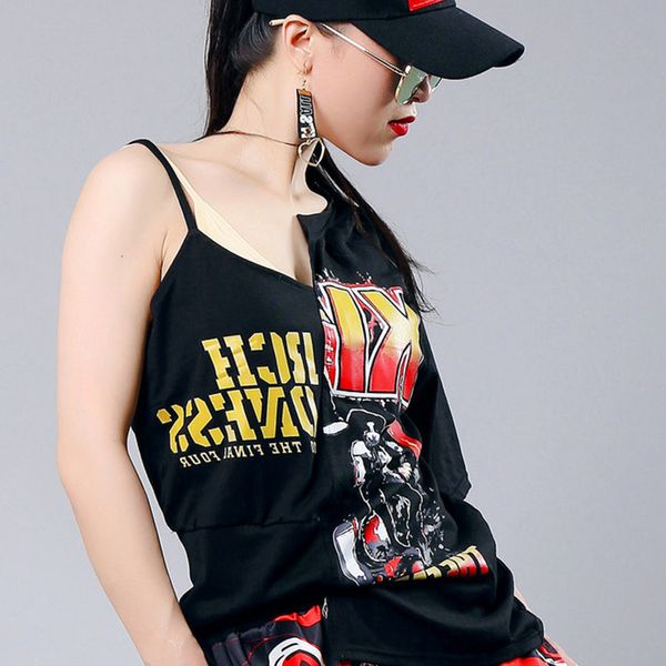 jazz dance streetwear shoulder print lace hip hop shirt women nightclub party singer danger bar performance, Black;red
jazz dance streetwear shoulder print lace hip hop shirt women nightclub party singer danger bar performance, Black;red