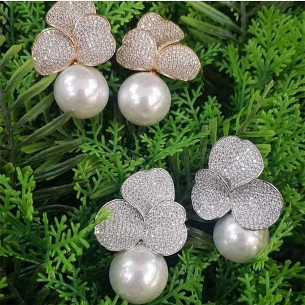 godki monaco gold imitation pearl earrings for women wedding pendientes mujer moda 2020, Silver
godki monaco gold imitation pearl earrings for women wedding pendientes mujer moda 2020, Silver