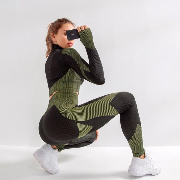 yoga outfits seamless women set female sport gym suits wear running clothes fitness suit long sleeve clothing 2021, White;red
yoga outfits seamless women set female sport gym suits wear running clothes fitness suit long sleeve clothing 2021, White;red