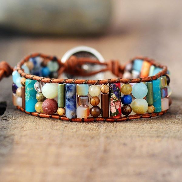 женщины boho браслеты природный камень одно кожа wrap браслет semi драгоценный камень из бисера тканые браслет-манжета dropship sqcmdb new_d, Golden;silver
женщины boho браслеты природный камень одно кожа wrap браслет semi драгоценный камень из бисера тканые браслет-манжета dropship sqcmdb new_d, Golden;silver