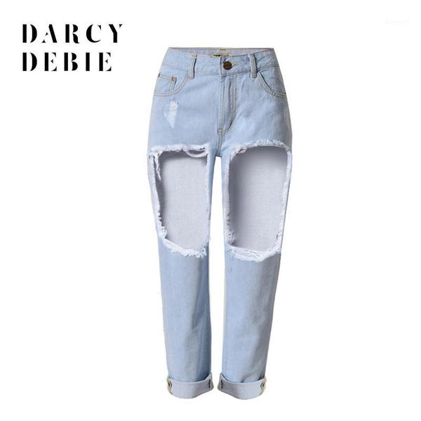 darcydebie elastic waist cultivate one's morality in europe and the women's torn holes cowboy pants1, Blue
darcydebie elastic waist cultivate one's morality in europe and the women's torn holes cowboy pants1, Blue