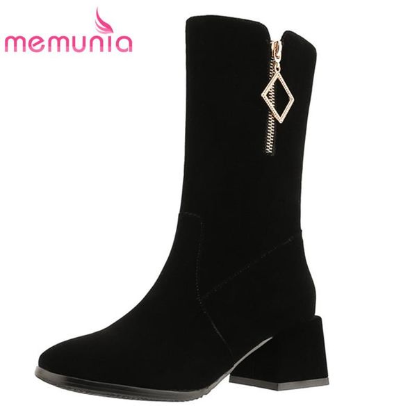 memunia 2020 new arrivel ankle boots women flock round toe zip square heel casual shoes comfortable autumn winter boots ladies, Black
memunia 2020 new arrivel ankle boots women flock round toe zip square heel casual shoes comfortable autumn winter boots ladies, Black