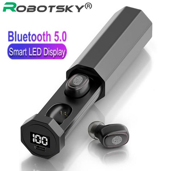 2020 tws wireless bluetooth v5.0 earphones hifi stereo auto pair headphones sport headset led touch control for all smart phone
2020 tws wireless bluetooth v5.0 earphones hifi stereo auto pair headphones sport headset led touch control for all smart phone