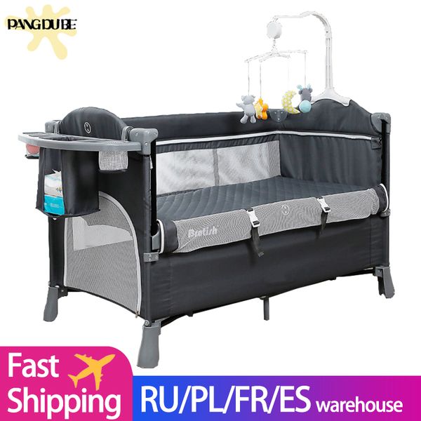 multifunctional baby crib foldable baby bed with diaper table cradle rocker kid game bed portable baby crib for 0-6years kids
multifunctional baby crib foldable baby bed with diaper table cradle rocker kid game bed portable baby crib for 0-6years kids