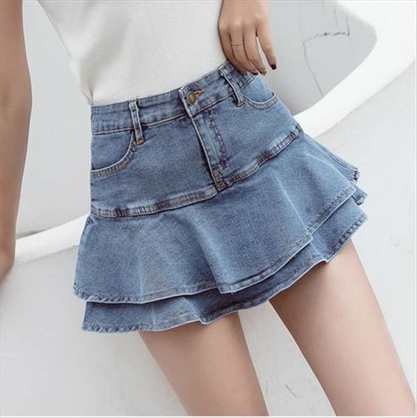 plus size mini jean skirts summer womens high waist denim skirt female ruffles pockets saia jeans casual jupe femme lj836, Black
plus size mini jean skirts summer womens high waist denim skirt female ruffles pockets saia jeans casual jupe femme lj836, Black