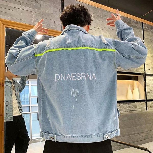 wholesale 2020 fashion casual street hem single-breasted lapel multi-pocket male youth cowboy men's iron-denim jacket, Black;brown
wholesale 2020 fashion casual street hem single-breasted lapel multi-pocket male youth cowboy men's iron-denim jacket, Black;brown