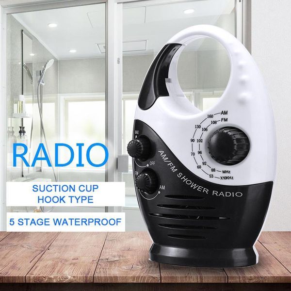 mayitr 1pc mini bathroom shower radio waterproof portable hanging am fm music radio built-in speaker without battery1
mayitr 1pc mini bathroom shower radio waterproof portable hanging am fm music radio built-in speaker without battery1