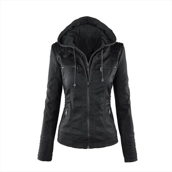 faux leather jacket women 2019 basic jacket coat female winter motorcycle faux leather pu hoodies outerwear fm001, Black
faux leather jacket women 2019 basic jacket coat female winter motorcycle faux leather pu hoodies outerwear fm001, Black