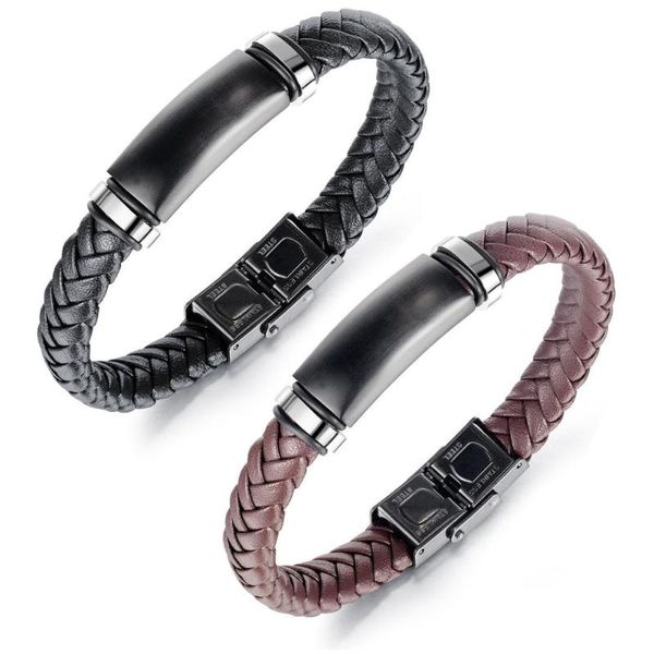 charm bracelets fashion men bracelet bangle black braided pu leather jewelry stainless steel magnet buckle gift, Golden;silver
charm bracelets fashion men bracelet bangle black braided pu leather jewelry stainless steel magnet buckle gift, Golden;silver