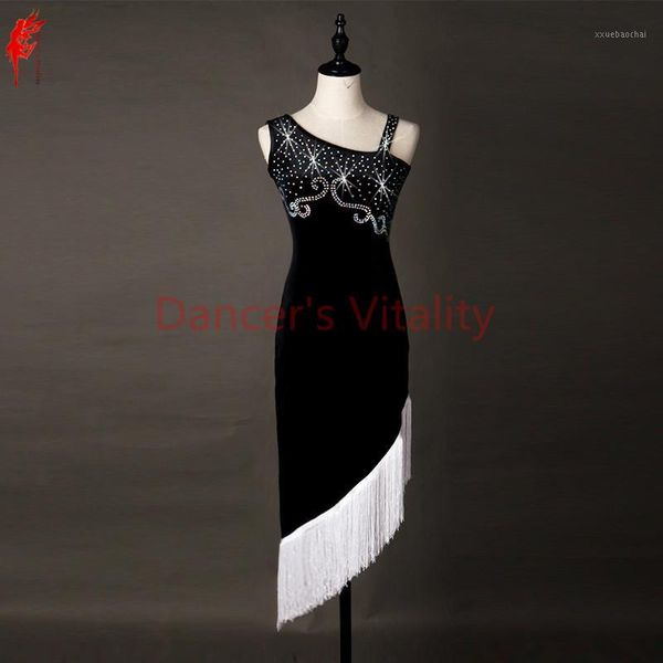 women latin dance stones dress girls latin dancing clothing spandex tassel dance dress for dancer's clothes s-6xl1, Black;red
women latin dance stones dress girls latin dancing clothing spandex tassel dance dress for dancer's clothes s-6xl1, Black;red