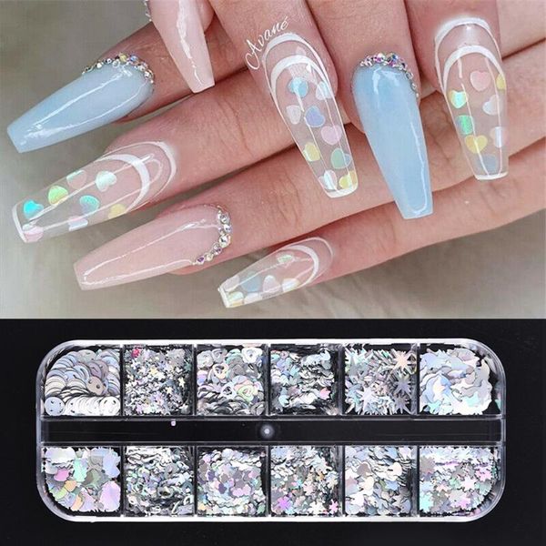 nail art decorations 12 grids/box accessories glitter stars and butterflies sequins flakes holographics silver decoration ongles design, Silver;gold
nail art decorations 12 grids/box accessories glitter stars and butterflies sequins flakes holographics silver decoration ongles design, Silver;gold
